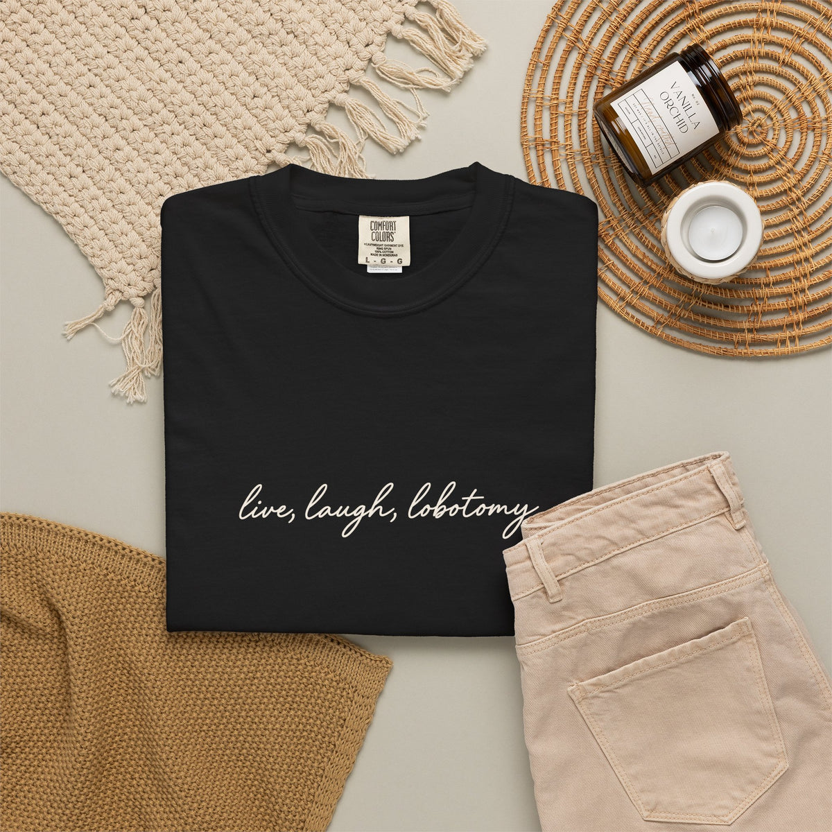 Live Laugh Lobotomy - Printed Tee