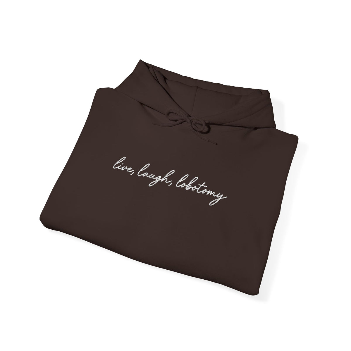 Live Laugh Lobotomy - Embroidered Hoodie