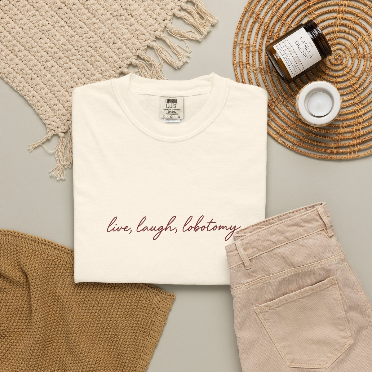Live Laugh Lobotomy - Printed Tee