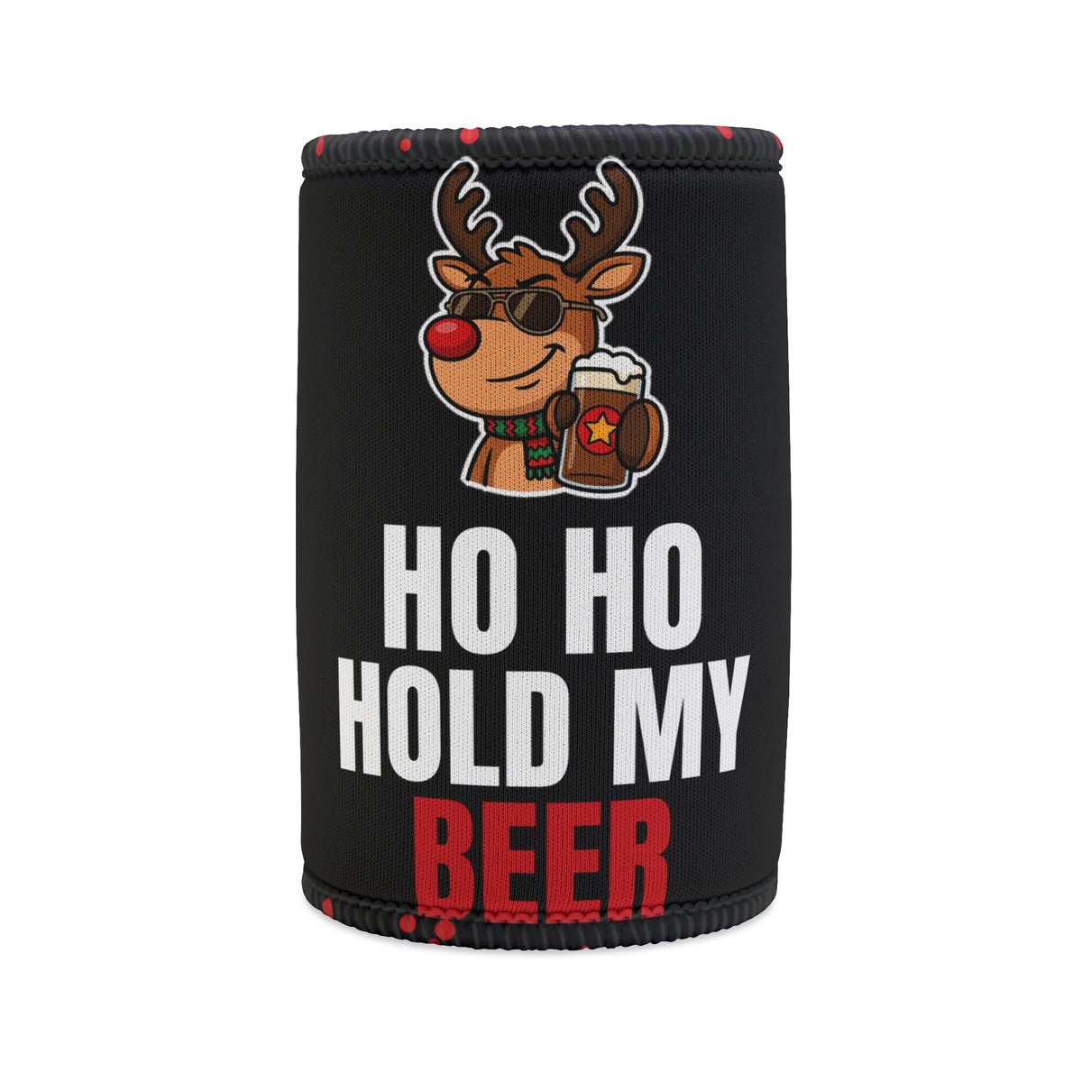Ho Ho Hold My Beer Stubby Cooler