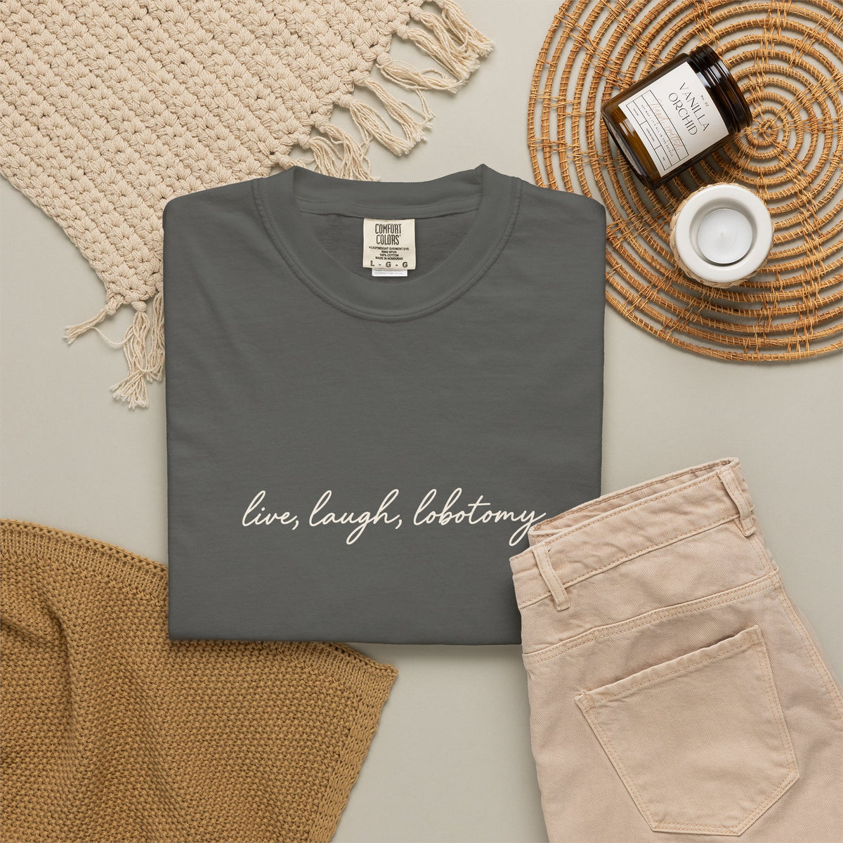Live Laugh Lobotomy - Printed Tee