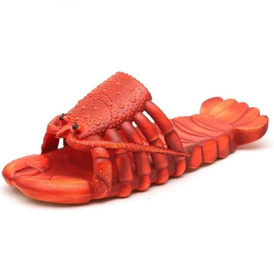 "Crustacean Comfort" Lobster Slide-On Thongs
