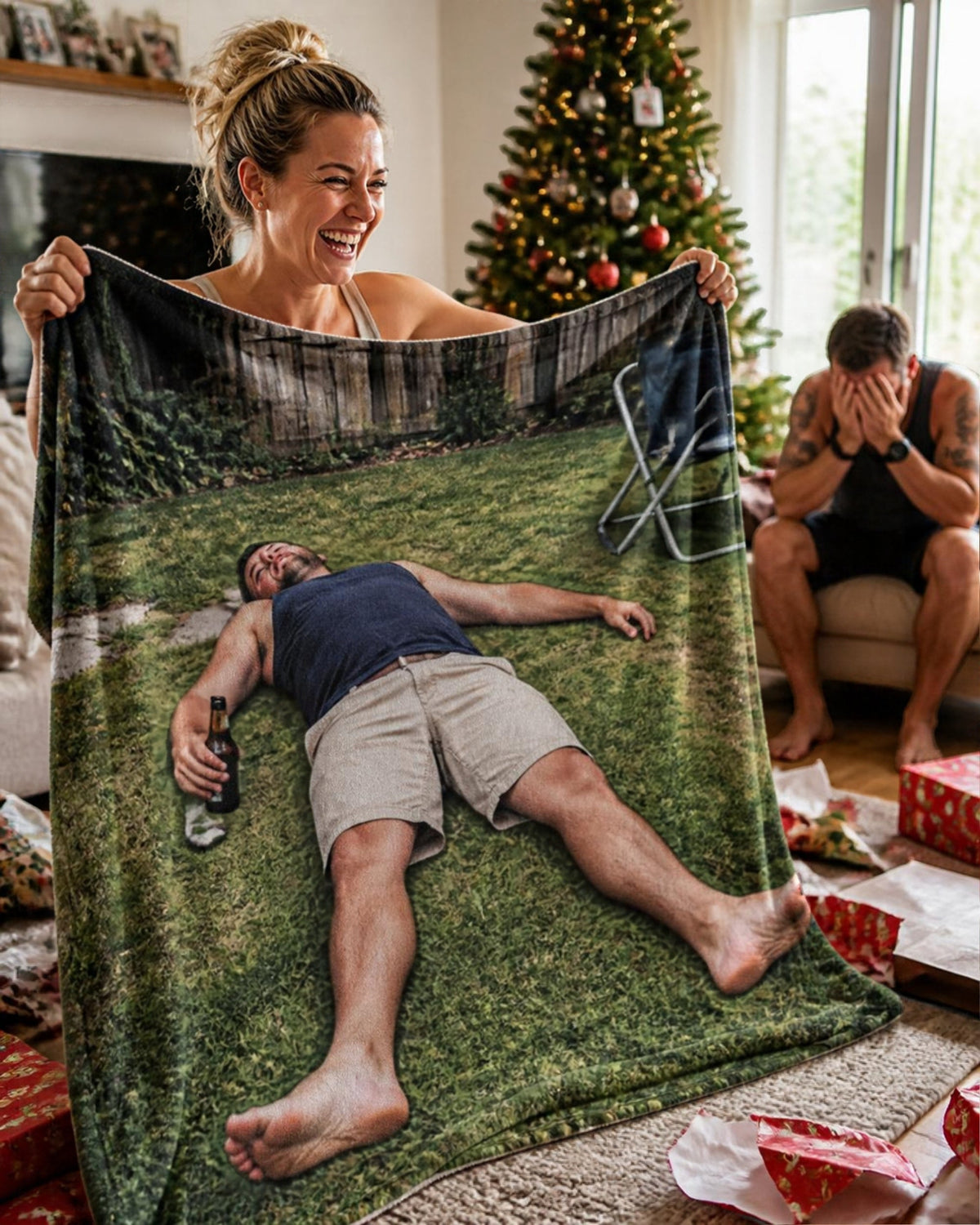 Your Face Blanket - Custom Photo Throw
